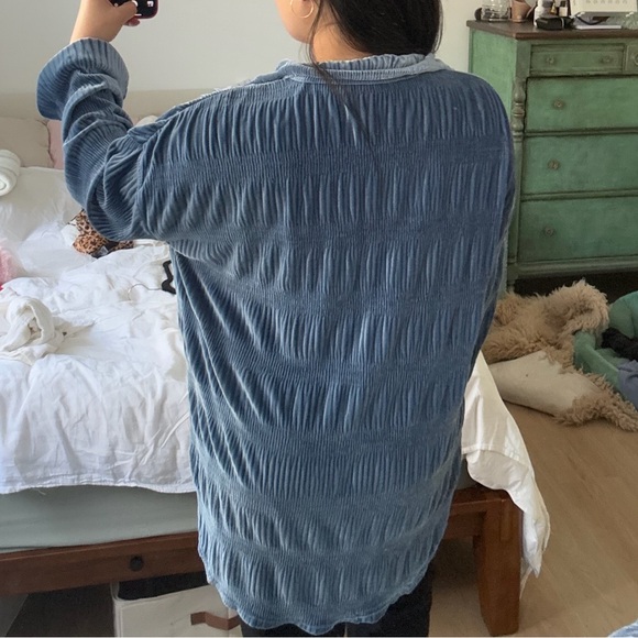 Free People Velvet Shirt - Picture 2 of 6